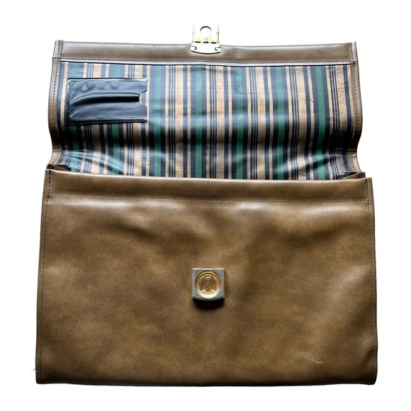 Depose Briefcase Laptop Bag Messenger Computer Note Book Made in France Case - Picture 3 of 16